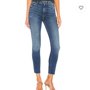 MOTHERS high waisted looker ankle frayed sz 25